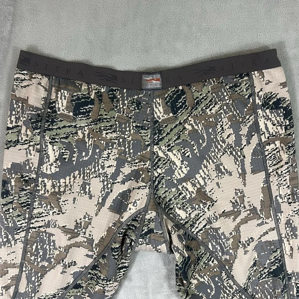 Sitka Long Johns Mens XXL Multicolor Optifade Camo Thermal Fleece Underwear